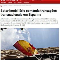 Setor imobilirio comanda transaes transnacionais em Espanha
